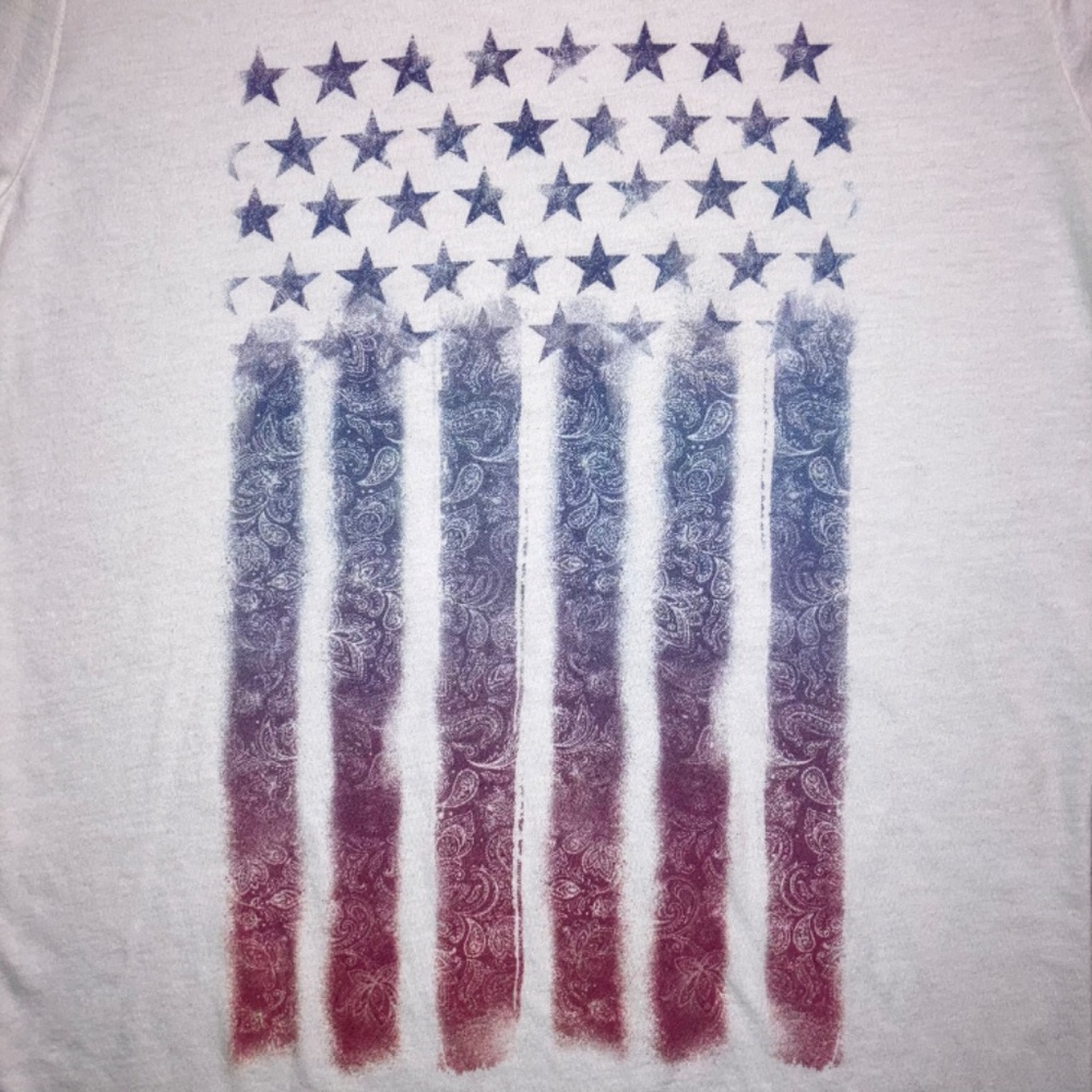 Aeropostale classic crew, red white and blue T shirt Sz S - Picture 2 of 3